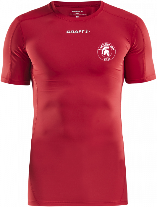 Craft - Kg Compression Tee Unisex - Rot & weiß