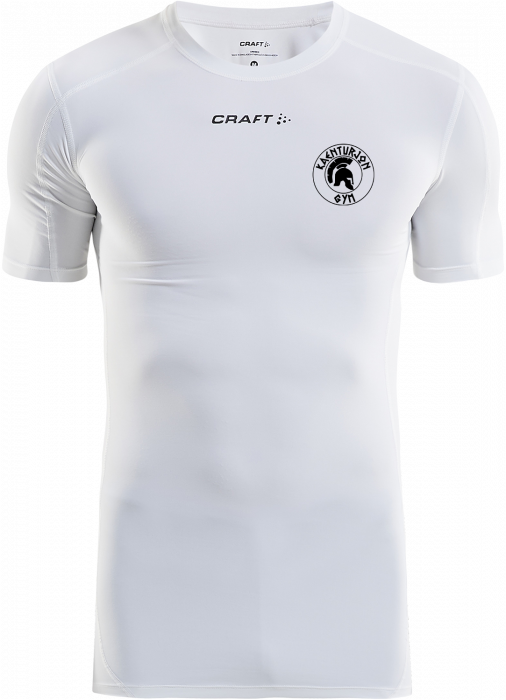 Craft - Kg Compression Tee Unisex - White & black