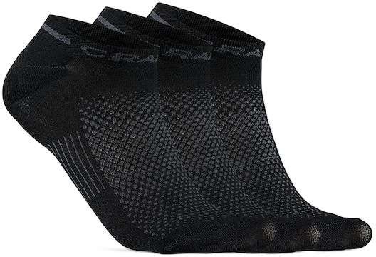 Craft - Ktg 3 Pack Short Socks - Zwart