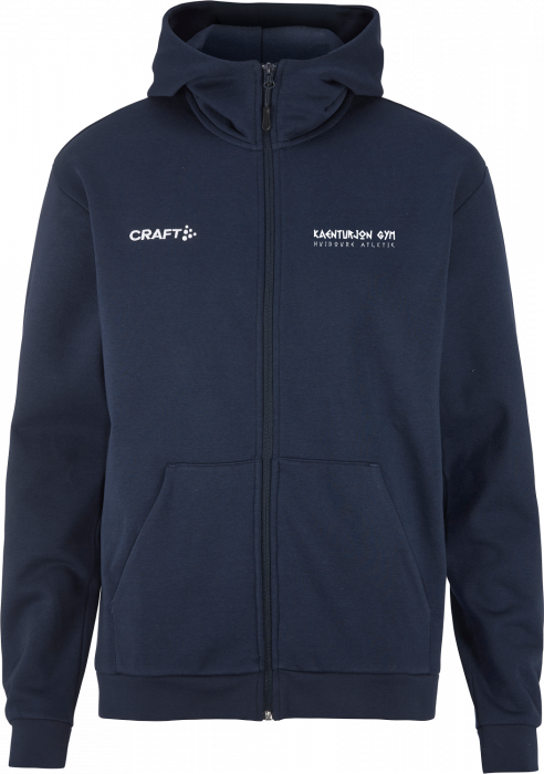 Craft - Kg Hoodie W. Zip Men - Navy blue