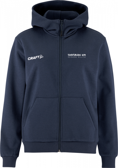 Craft - Kg Hoodie W. Zip Women - Marineblauw